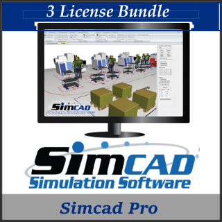 Picture of Simcad Pro (3 License Bundle) - Process Simulator